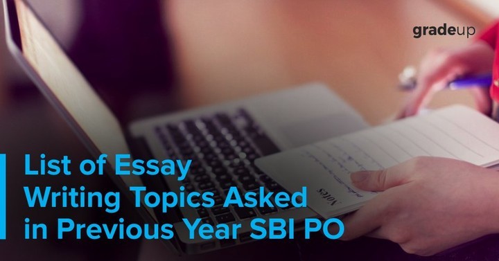 essay writing topics in bank exams