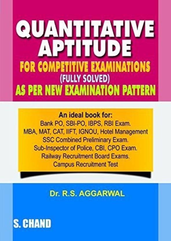 Aptitude Test Book Rs Aggarwal Price