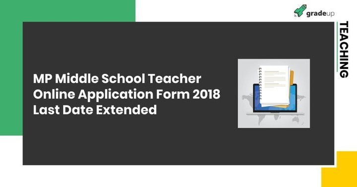 form exam set application k School Vacancy Exam Teacher 2018: MP Date Middle