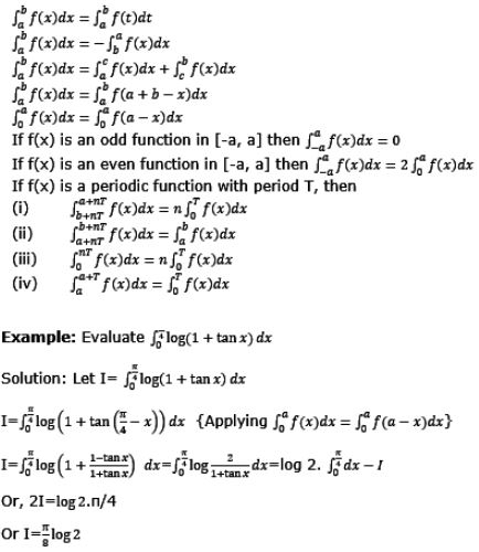 Definite Integral Notes for IIT JEE, Download PDF! : JEE & BITSAT