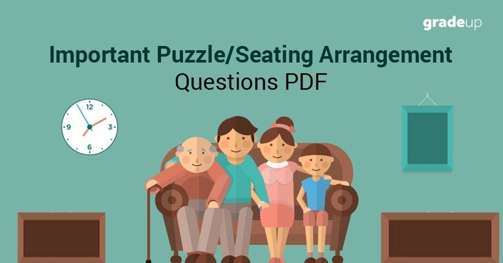 Puzzle/Seating Arrangement Questions For SBI Clerk 2018, Download PDF!