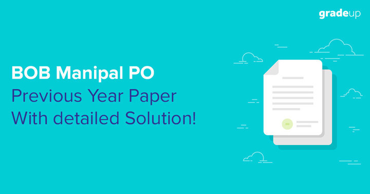 BOB Manipal PO Question Paper with Answers (Hindi/Eng ...