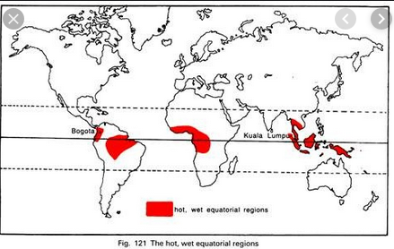 World Climate Types: Hot Wet Equatorial climate;Tropical Monsoon Climate