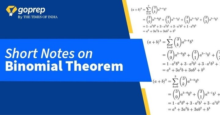 Binomial Theorem Notes for IIT JEE, Download PDF!