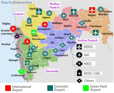 महाराष्ट्र वाहतूक व्यवस्था, महामार्ग, रेल्वे आणि विमानतळ, Maharashtra Transport System in Marathi
