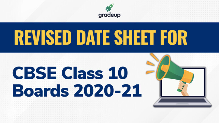 Cbse Releases Revised Date Sheet For Class 10th Board Exams 2021 Cbse