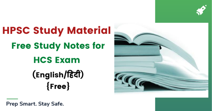 Hpsc Study Material Free Study Notes For Hcs Exam In Hindi Eng Other State Exams