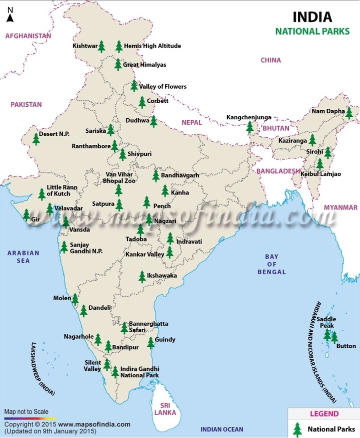 ভারতের জাতীয় উদ্যান এবং ওয়াইল্ড লাইফ স্যাংচুয়ারি | National Parks and Wildlife Sanctuaries of India, PDF