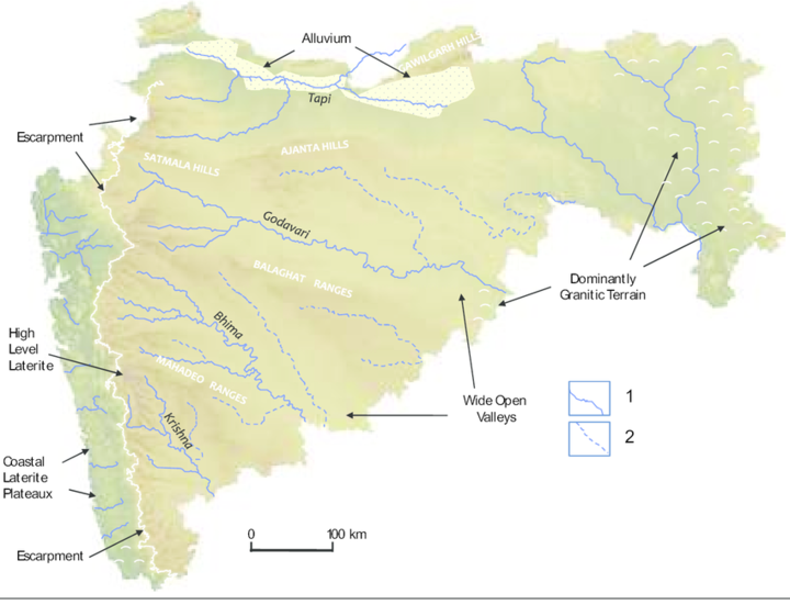 महाराष्ट्राची जलप्रणाली/ Drainage System of Maharashtra for MPSC in Marathi
