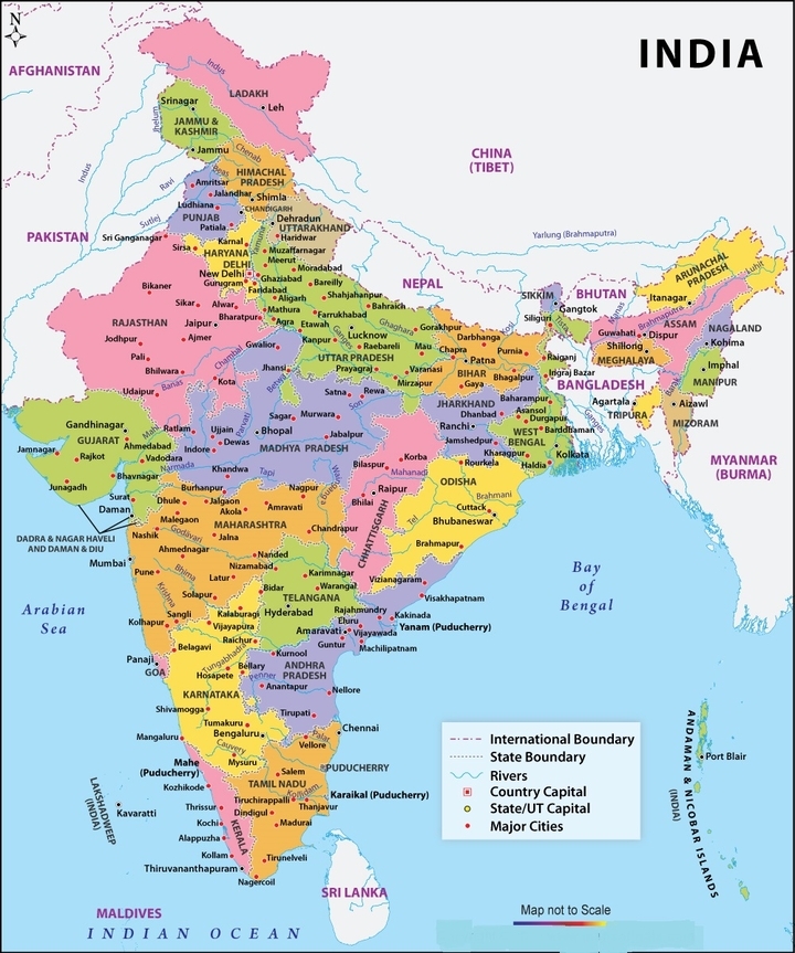 Political Map of India