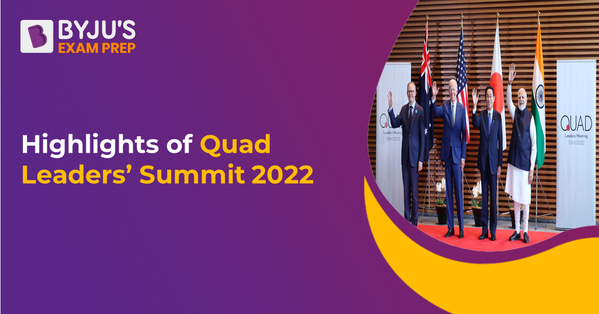 Key Highlights of Quad Leaders Summit 2022