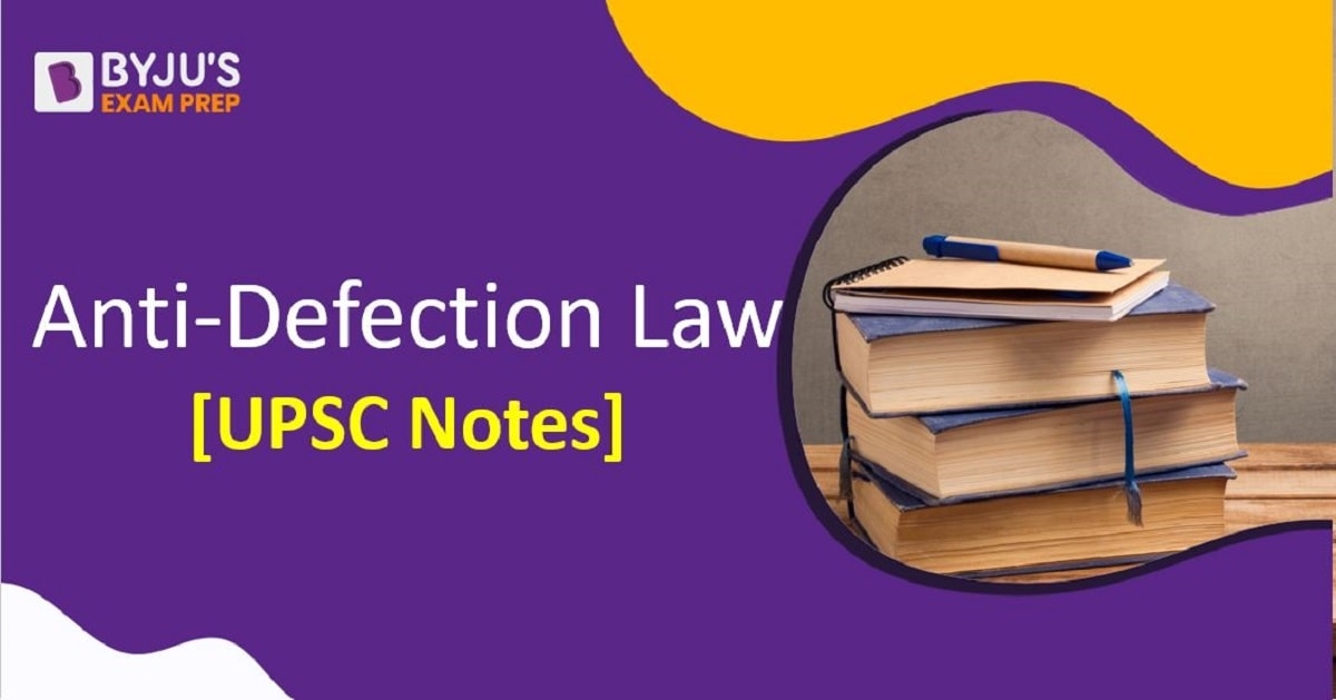 anti defection law essay upsc