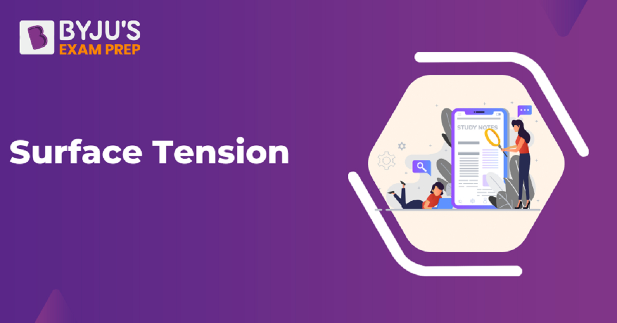 Surface Tension Definition Formula Examples GATE Notes 