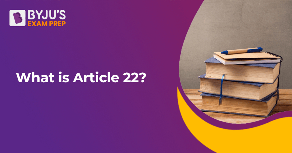 What Is Article 22 Class 8