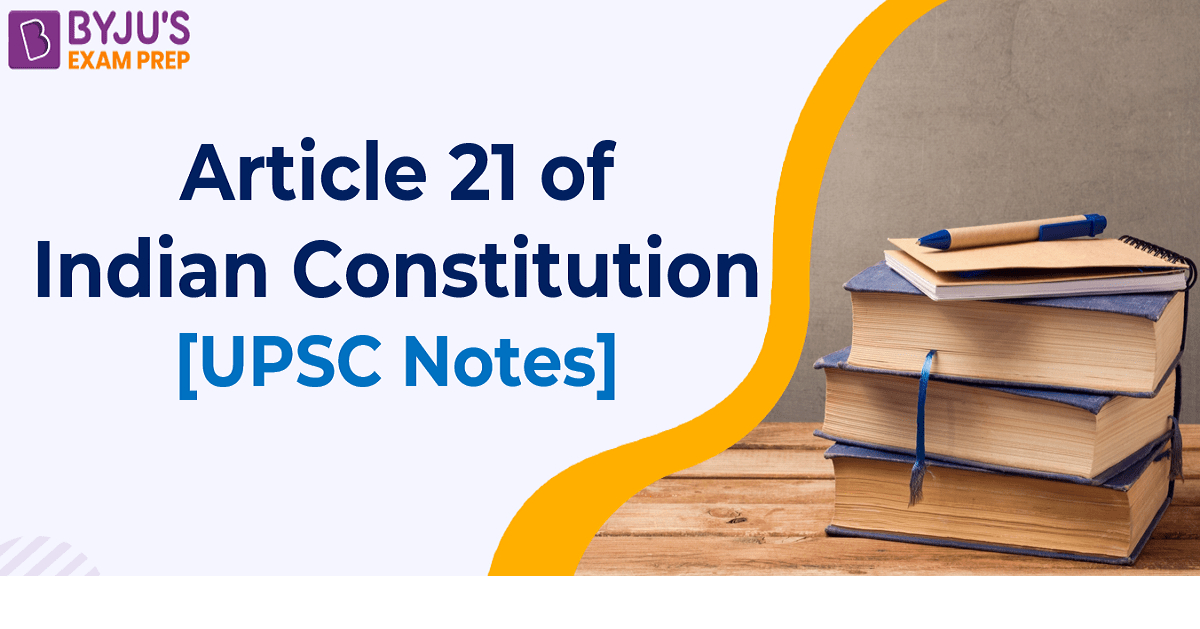 research paper on article 21 of indian constitution