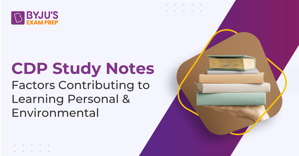 factors-contributing-to-learning-personal-environmental-study-notes