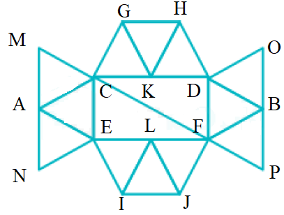  How many triangles are there in the given figure?