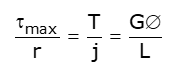 torsional formula