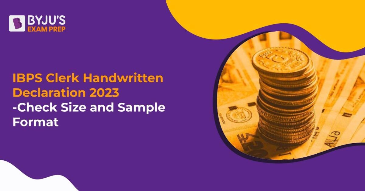 ibps-clerk-handwritten-declaration-2023-sample-format