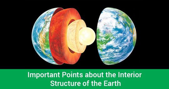 Important Points About The Interior Structure Of The Earth